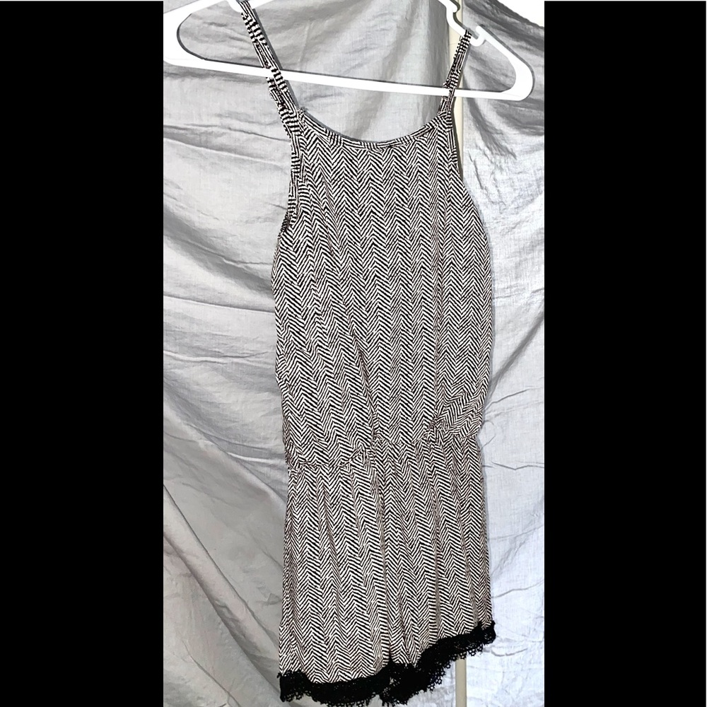 A chevon romper.